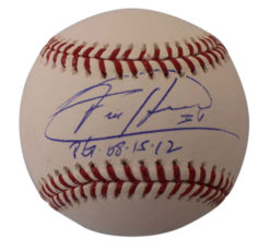 Felix Hernandez Autographed Seattle Mariners OML Baseball PG JSA 24154