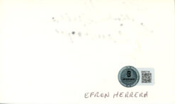 Efren Herrera Autographed/Signed Dallas Cowboys Index Card Beckett 45392