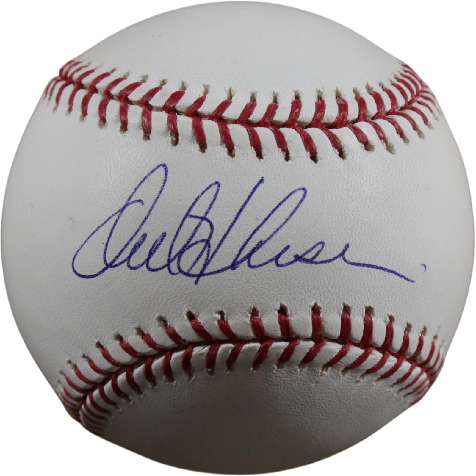 Orel Hershiser Autographed/Signed Los Angeles Dodgers OML Baseball Beckett 56504