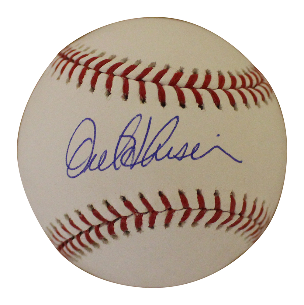 Orel Hershiser Autographed/Signed Los Angeles Dodgers OML Baseball BAS 28177