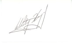 Whitey Herzog Autographed/Signed St Louis Cardinals Index Card Beckett 56544