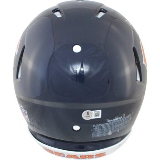Devin Hester Autographed Chicago Bears Authentic Helmet Beckett Witness 51152