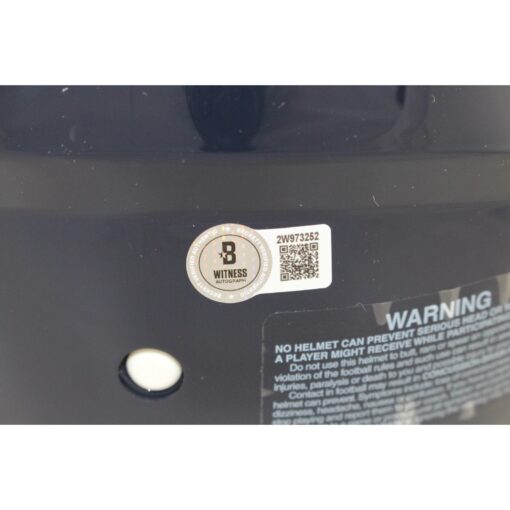 Devin Hester Autographed Chicago Bears Authentic Helmet Beckett Witness 51152