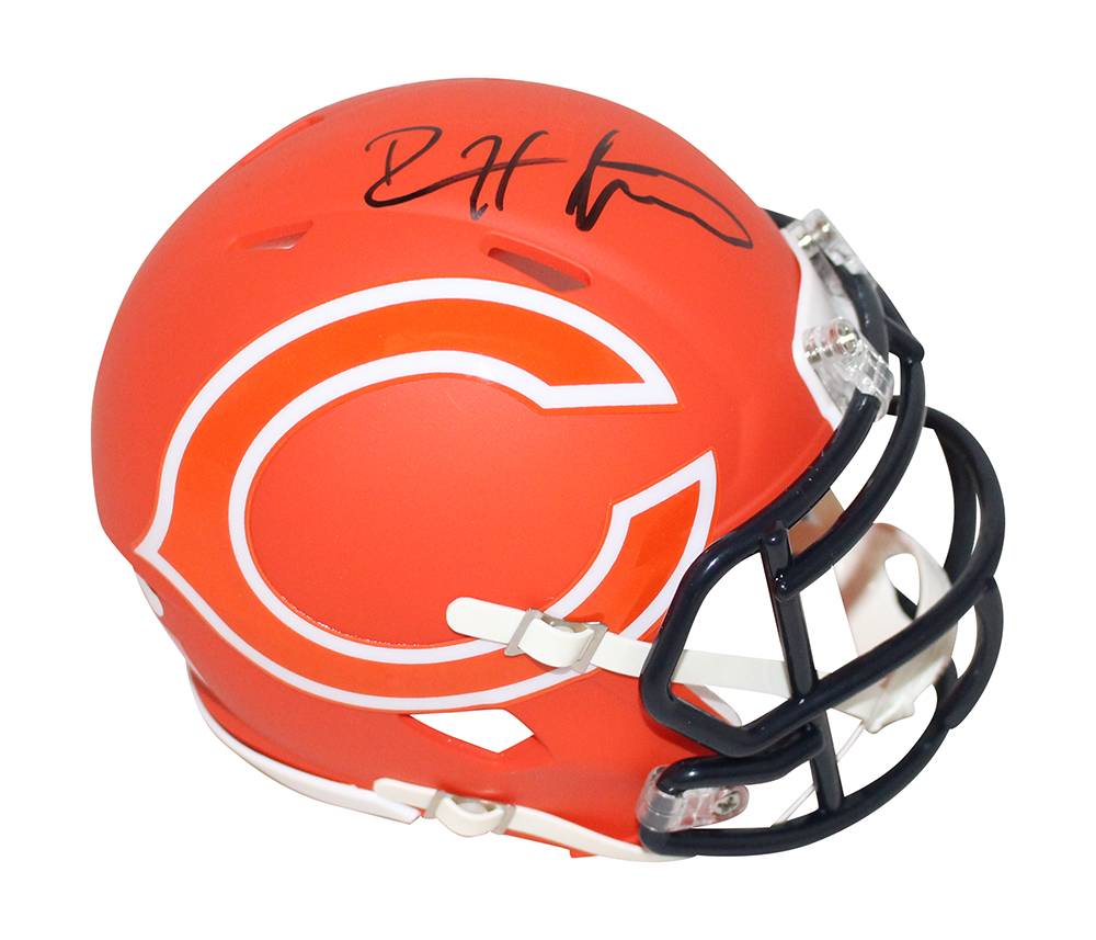 Devin Hester Autographed/Signed Chicago Bears AMP Mini Helmet JSA 30446