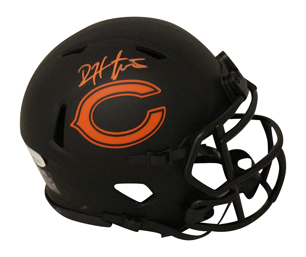 Devin Hester Autographed/Signed Chicago Bears Eclipse Mini Helmet JSA 30445