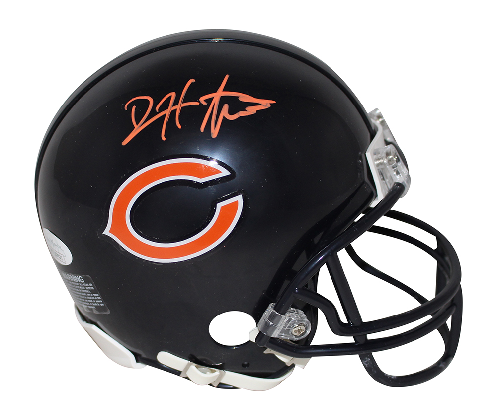Devin Hester Autographed/Signed Chicago Bears Mini Helmet JSA 30447