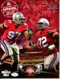 Cameron Heyward Signed Ohio State Buckeyes Gameday 09/11/2010 Magazine JSA 55988
