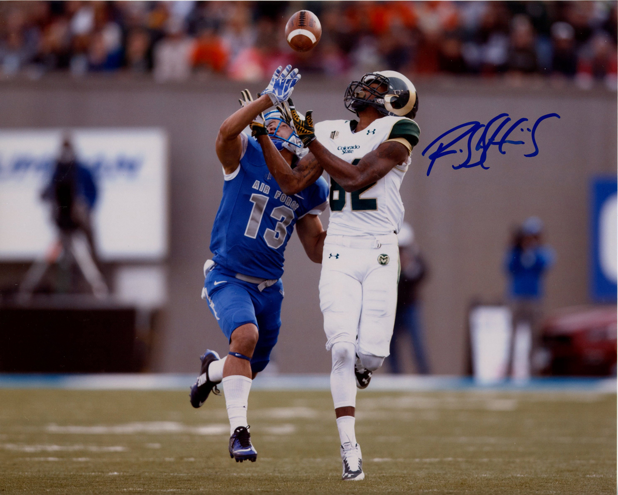 Rashard Higgins Autographed/Signed Colorado State Rams 8x10 Photo