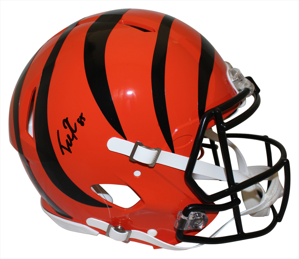 Tee Higgins Signed Cincinnati Bengals Authentic Speed Helmet Beckett