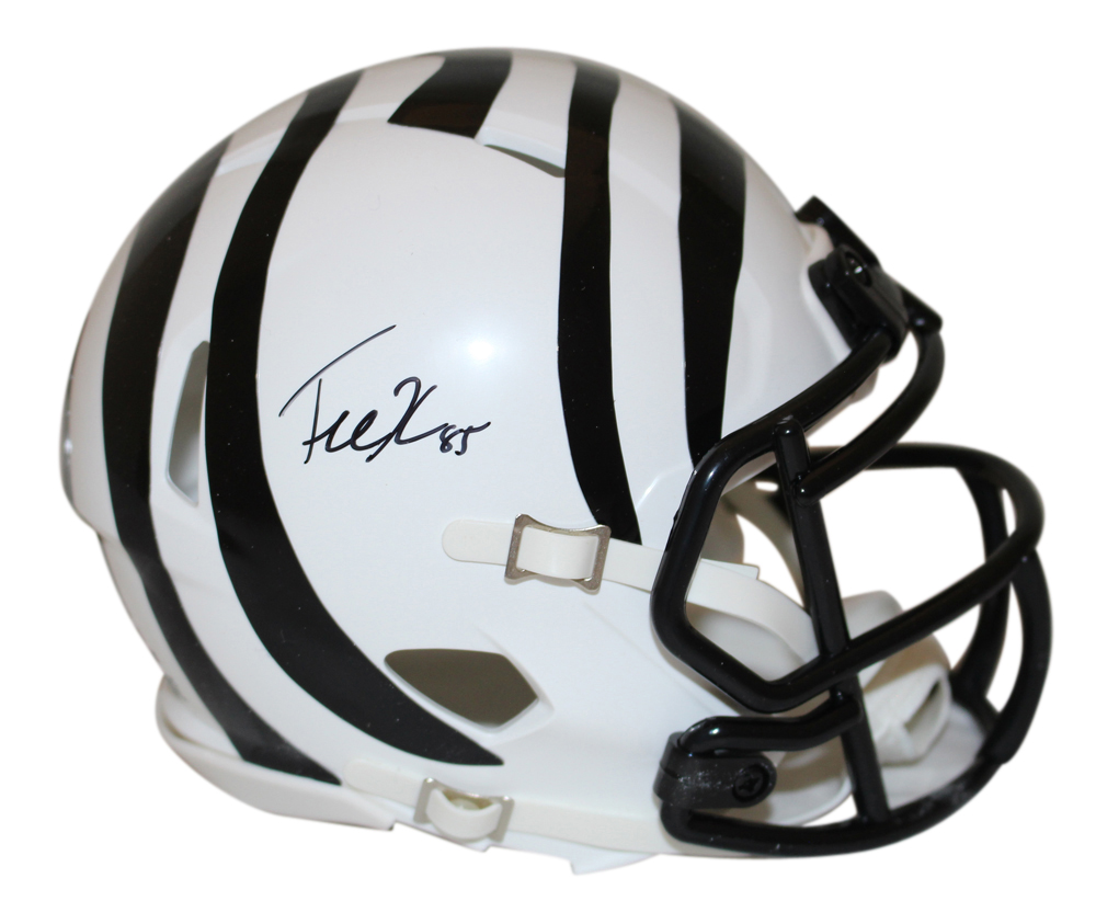 Tee Higgins Signed Cincinnati Bengals 2022 Alternate White Mini Helmet BAS
