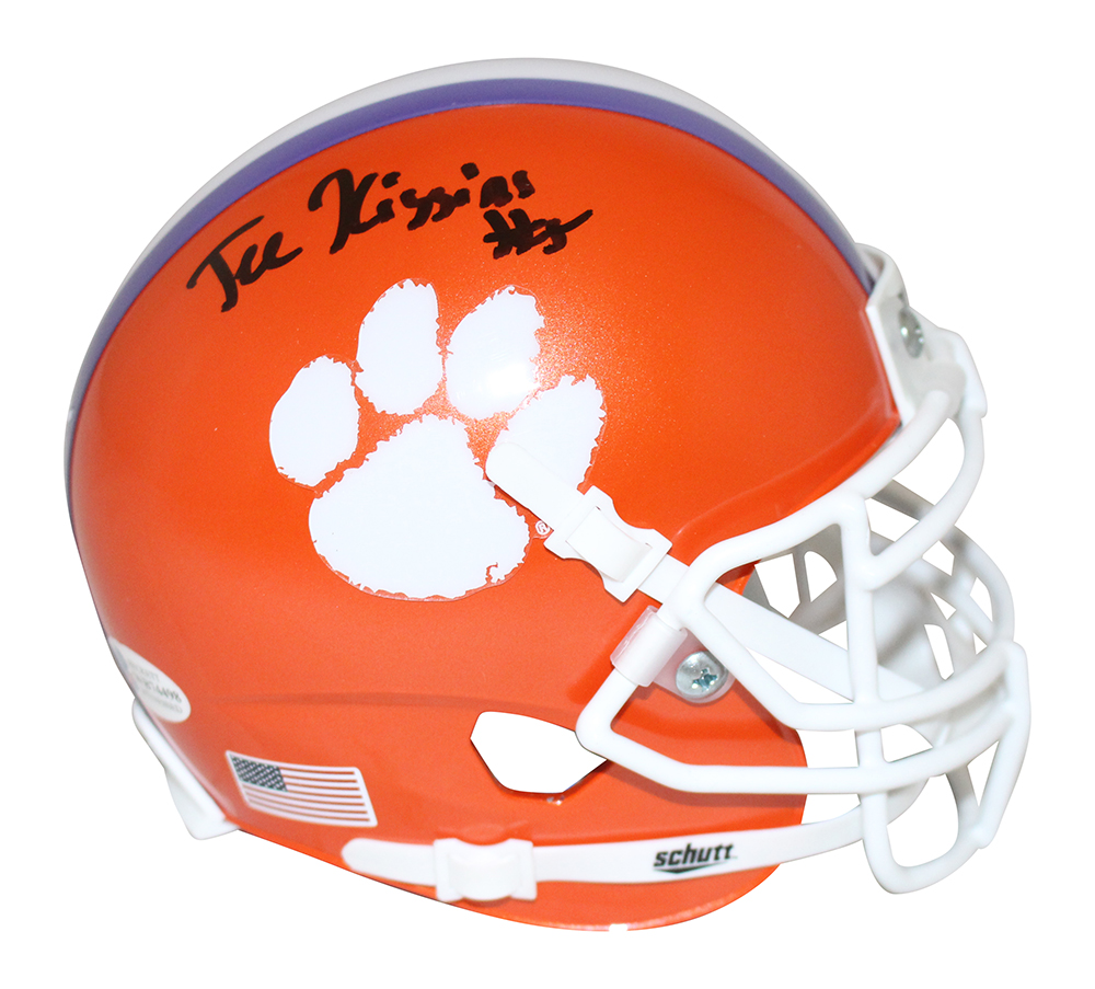 Tee Higgins Autographed/Signed Clemson Tigers Mini Helmet BAS 27608