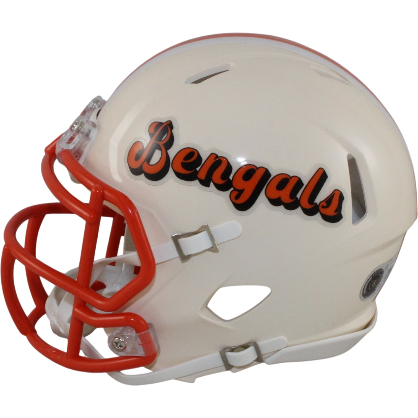 Tee Higgins Autographed Cincinnati Bengals Retro Mini Helmet Beckett WIT 57925 3 Tee Higgins Autographed Cincinnati Bengals Retro Mini Helmet Beckett WIT 57925
