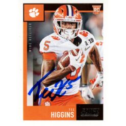Tee Higgins Autographed 2020 Panini Score 439 Trading Card Beckett 48900
