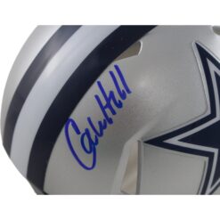 Calvin Hill Autographed Dallas Cowboys Mini Helmet SB VI Champs Beckett 54278