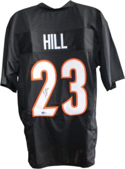 Dax Hill Autographed/Signed Pro Style Size XL Black Jersey Beckett 59444