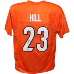 Dax Hill Autographed/Signed Pro Style Orange Jersey Beckett