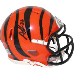 Dax Hill Autographed/Signed Cincinnati Bengals Mini Helmet Beckett 
