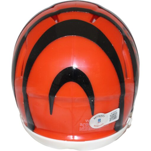 Dax Hill Autographed/Signed Cincinnati Bengals Mini Helmet Beckett
