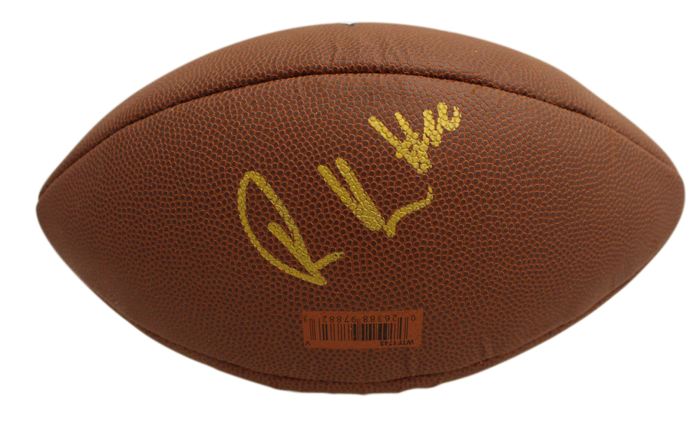 Peyton Hillis Autographed Denver Broncos Super Grip Football Beckett