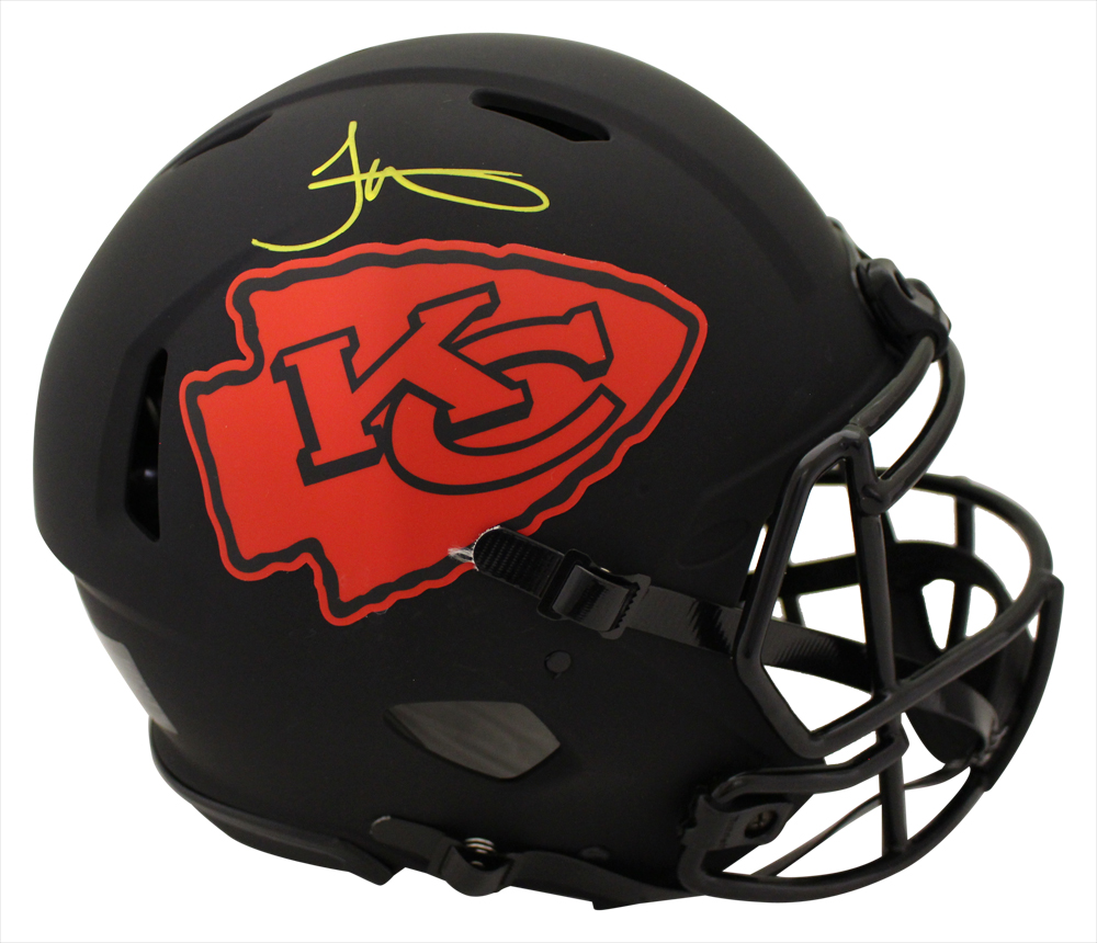 Tyreek Hill Autographed Kansas City Chiefs Authentic Eclipse Helmet Beckett