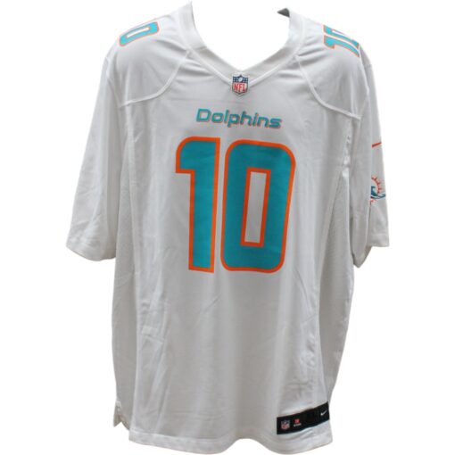 Tyreek Hill Autographed Miami Dolphins White Nike Jersey Beckett 44970