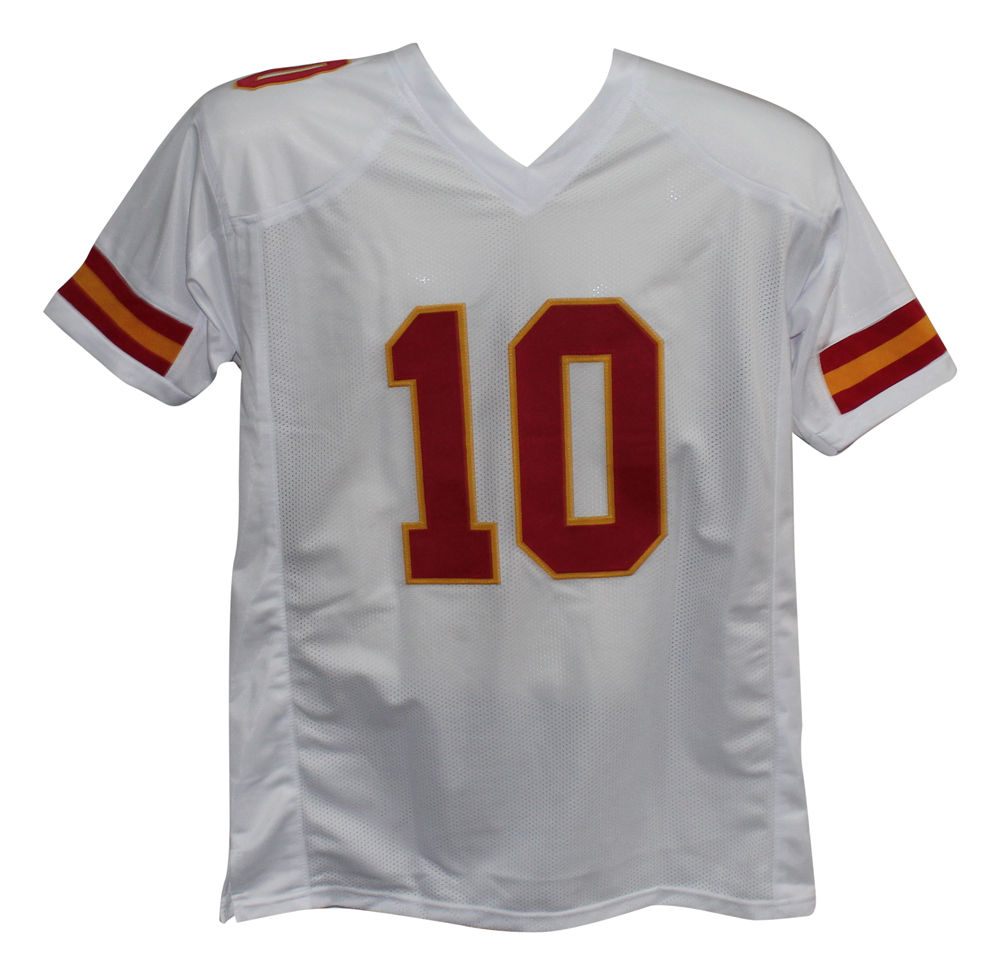 Tyreek Hill Autographed/Signed Pro Style White XL Jersey BAS Denver