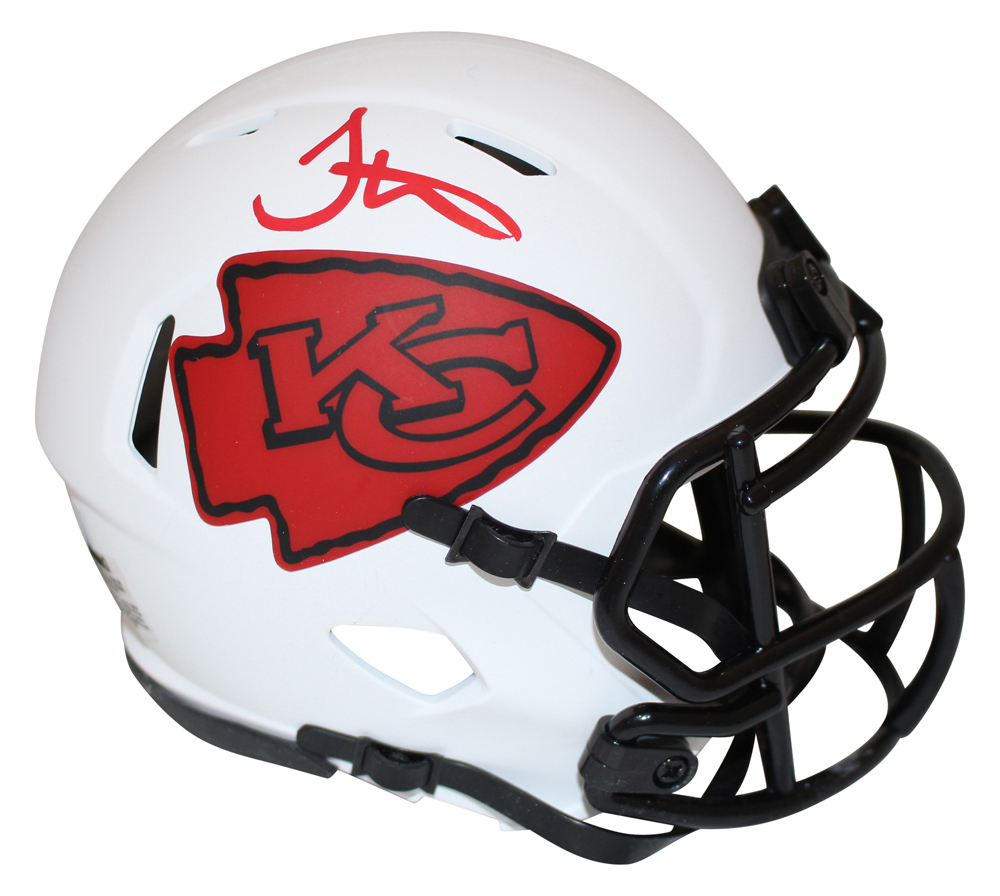 Tyreek Hill Autographed Kansas City Chiefs Lunar Mini Helmet Beckett