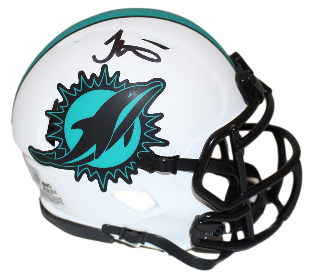 Tyreek Hill Autographed/Signed Miami Dolphins Lunar Mini Helmet Beckett