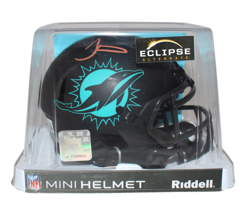 Tyreek Hill Autographed Miami Dolphins eclipse Mini Helmet BAS