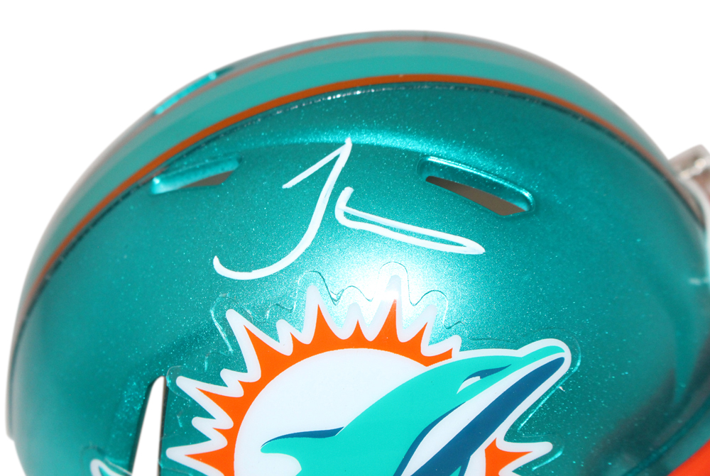 Tyreek Hill Autographed Miami Dolphins flash Mini Helmet BAS