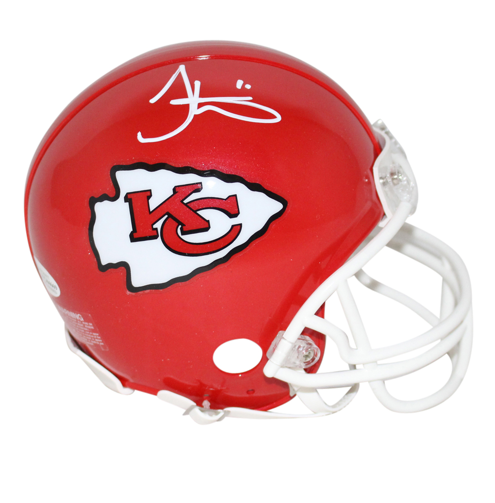 Tyreek Hill Autographed/Signed Kansas City Chiefs VSR4 Mini Helmet BAS 30432