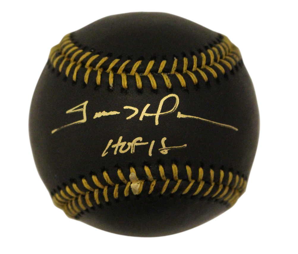 Trevor Hoffman Signed San Diego Padres Black OML Baseball HOF Beckett