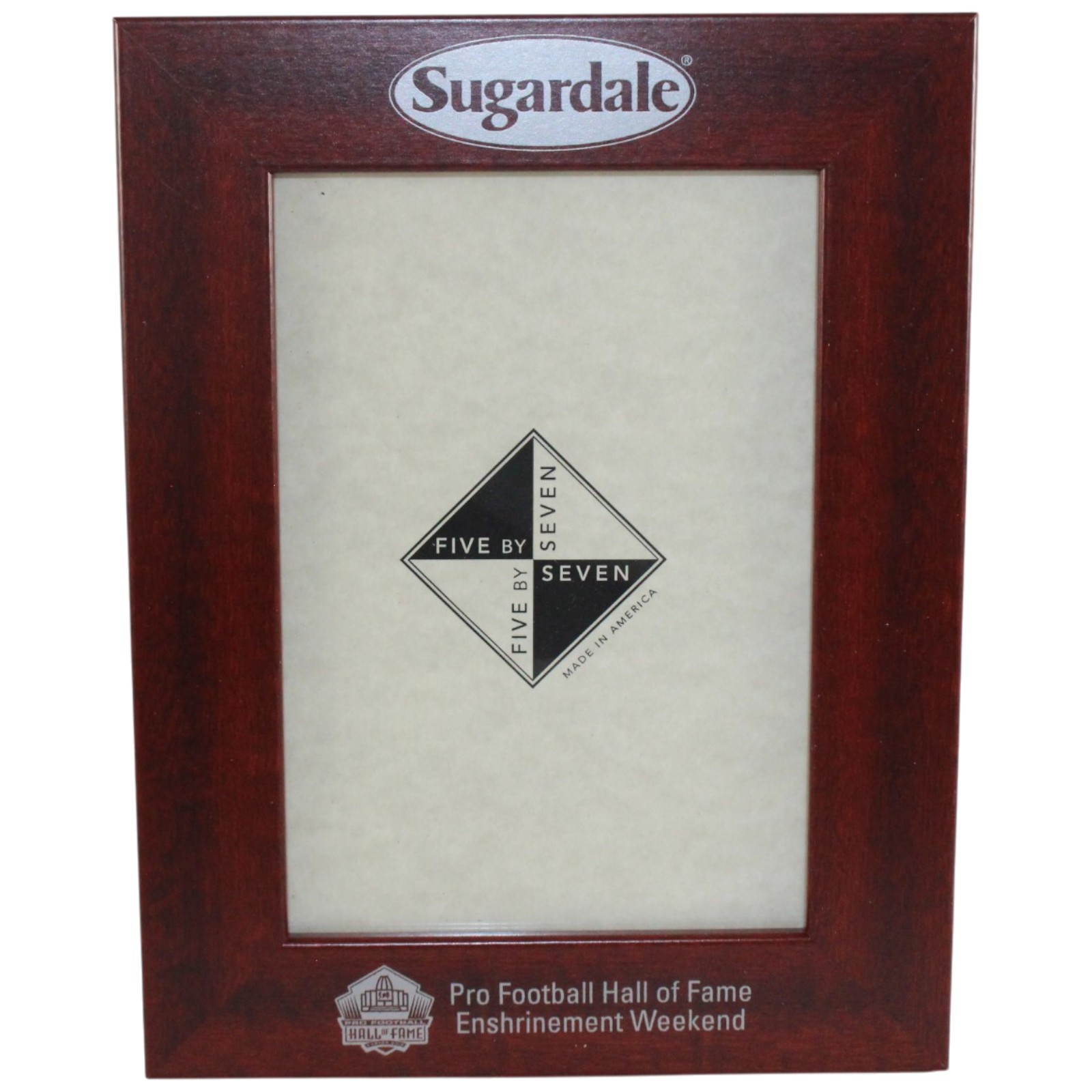 NFL Hall of Fame 5x7" Sugardale Enshrinement Picture Frame 55951