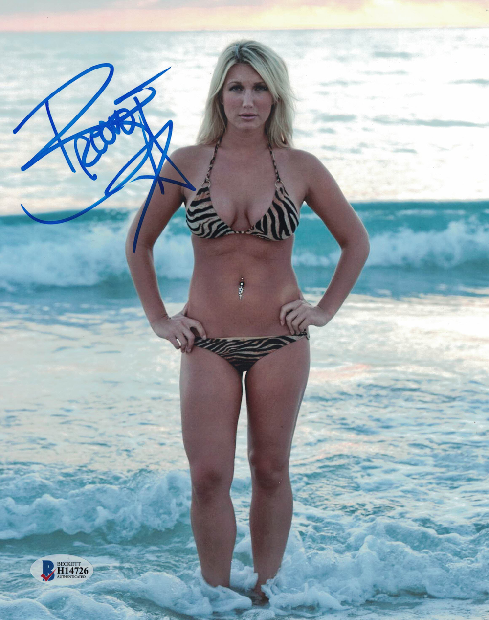 Brooke Hogan Autographed/Signed 8x10 Photo BAS 24327