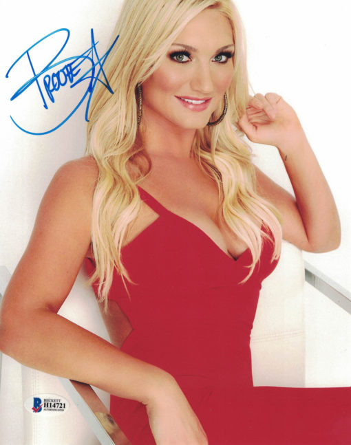 Brooke Hogan Autographed/Signed 8x10 Photo BAS 24328