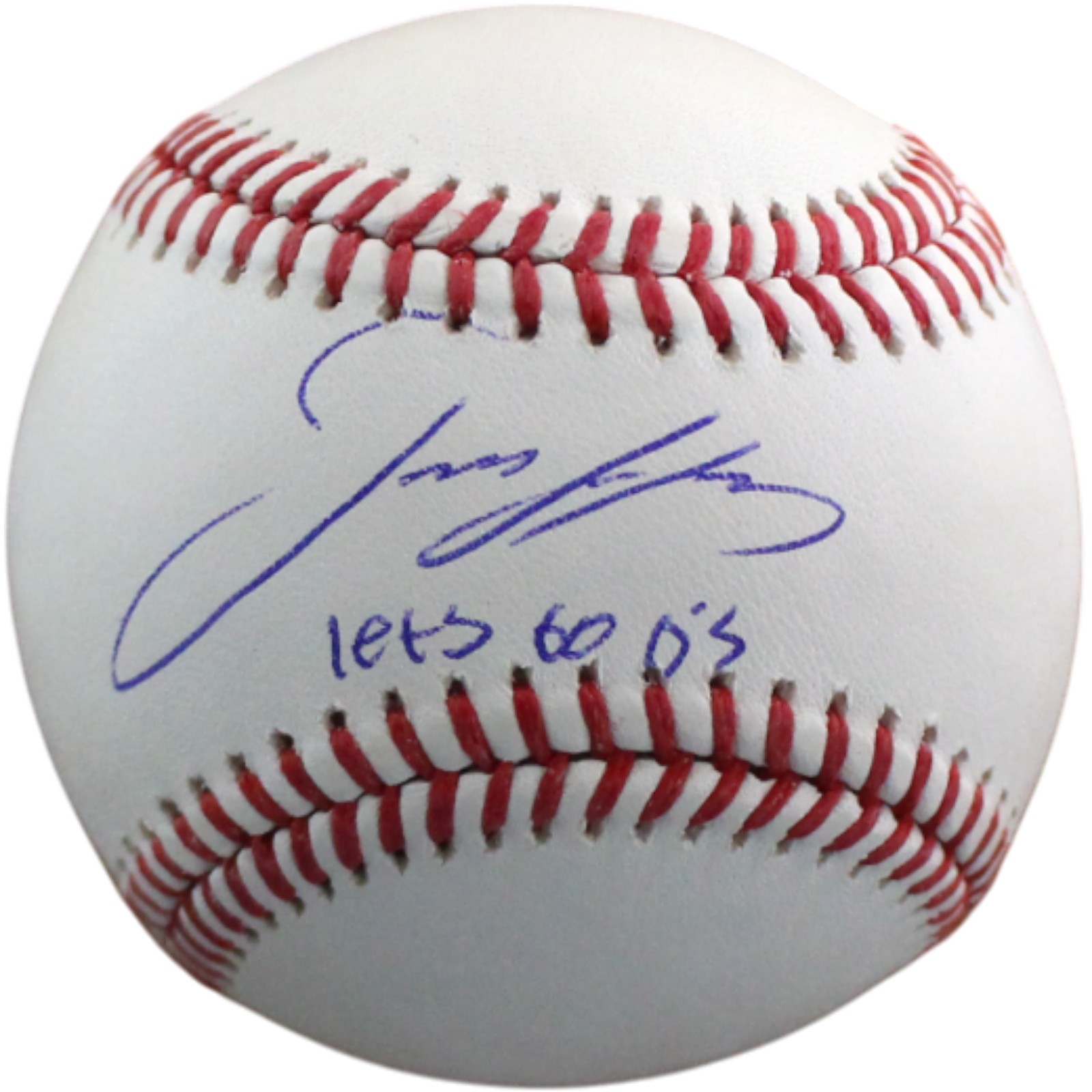 Jackson Holliday Autographed Baltimore Orioles OML Baseball Insc. MLB 54499