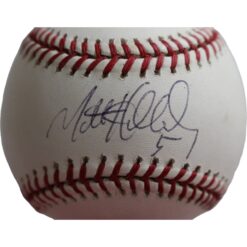 Matt Holiday Autographed Colorado Rockies OML Baseball Beckett 44369