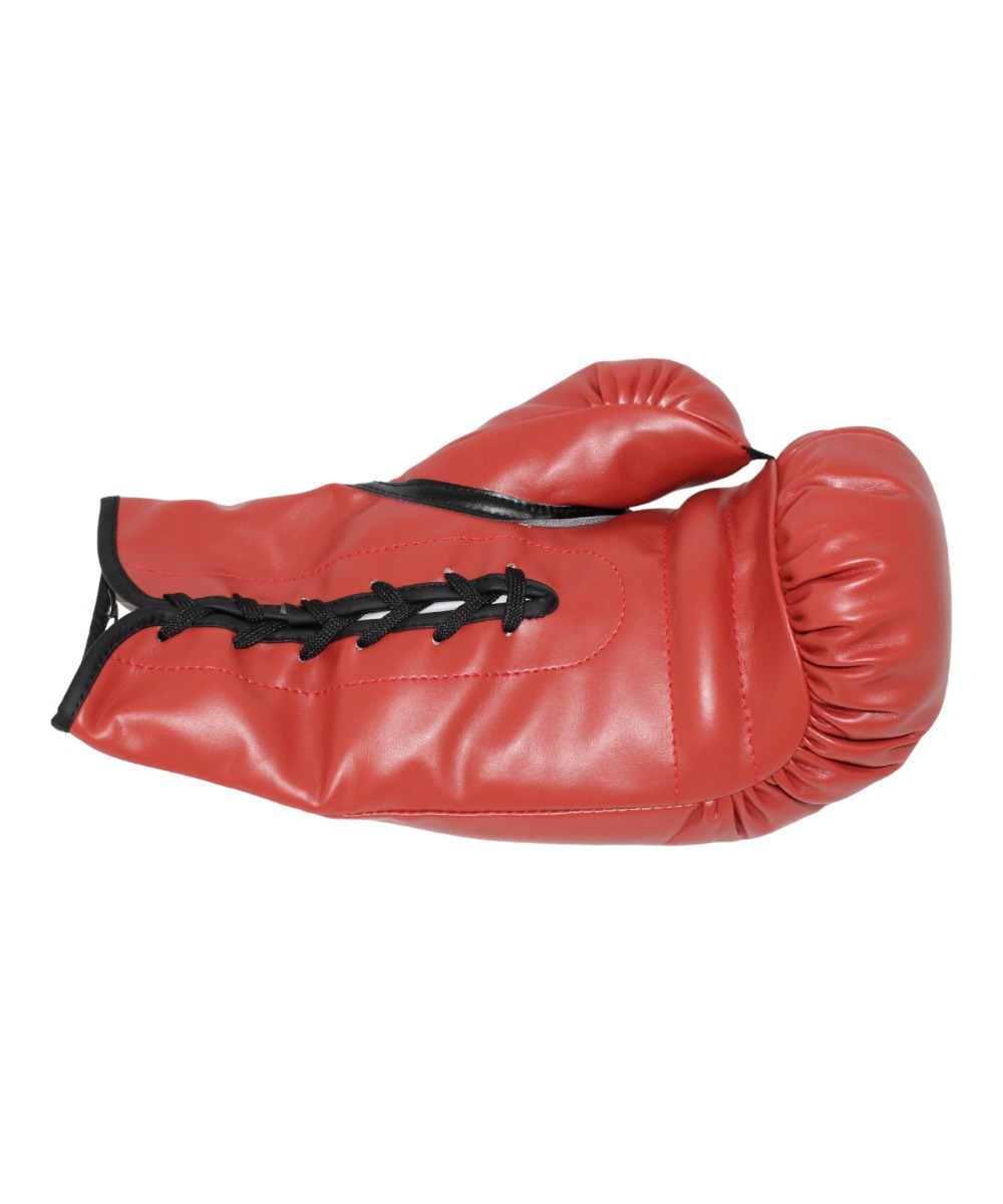 Larry Holmes Autographed/Signed Red Left Boxing Glove Beckett