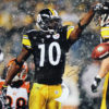 Santonio Holmes Autographed Pittsburgh Steelers 16x20 Photo 11699