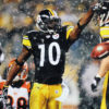 Santonio Holmes Autographed Pittsburgh Steelers 16x20 Photo 11797