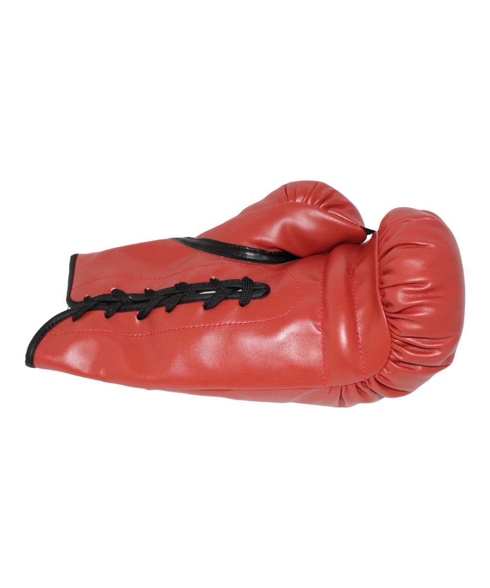 Larry Holmes & Michael Spinks Signed Red Left Boxing Glove Beckett