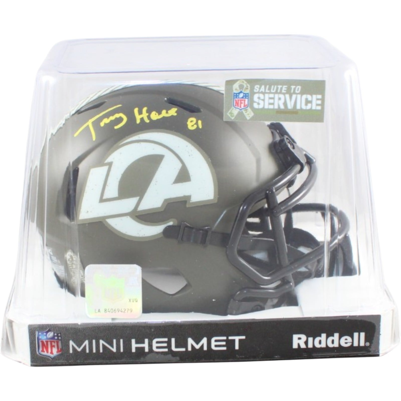 Torry Holt Autographed Los Angeles Rams Mini Helmet Rave 22 STS Beckett W 58590 5 Torry Holt Autographed Los Angeles Rams Mini Helmet Rave 22 STS Beckett W 58590