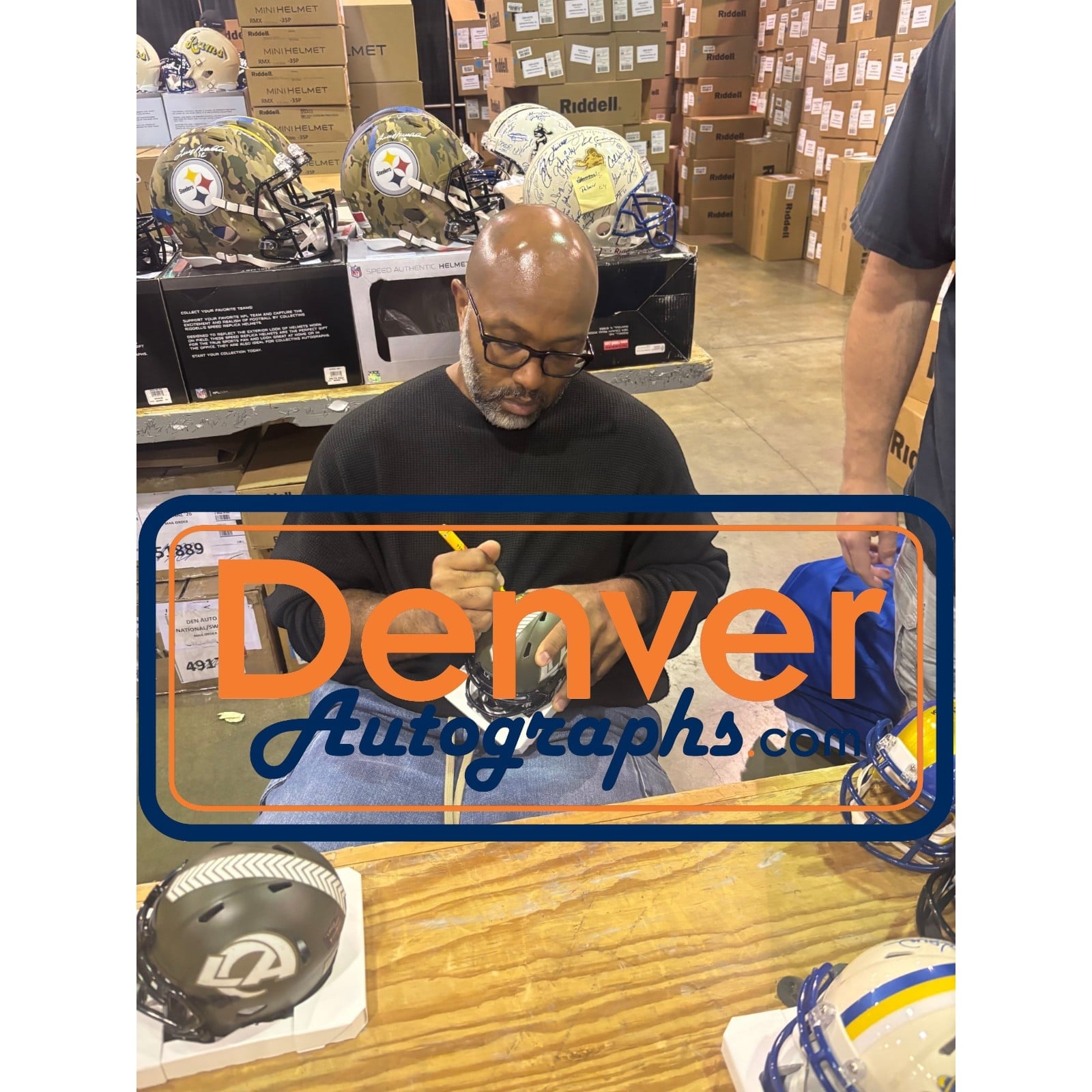 Torry Holt Autographed Los Angeles Rams Mini Helmet Rave 22 STS Beckett W 58590 6 Torry Holt Autographed Los Angeles Rams Mini Helmet Rave 22 STS Beckett W 58590
