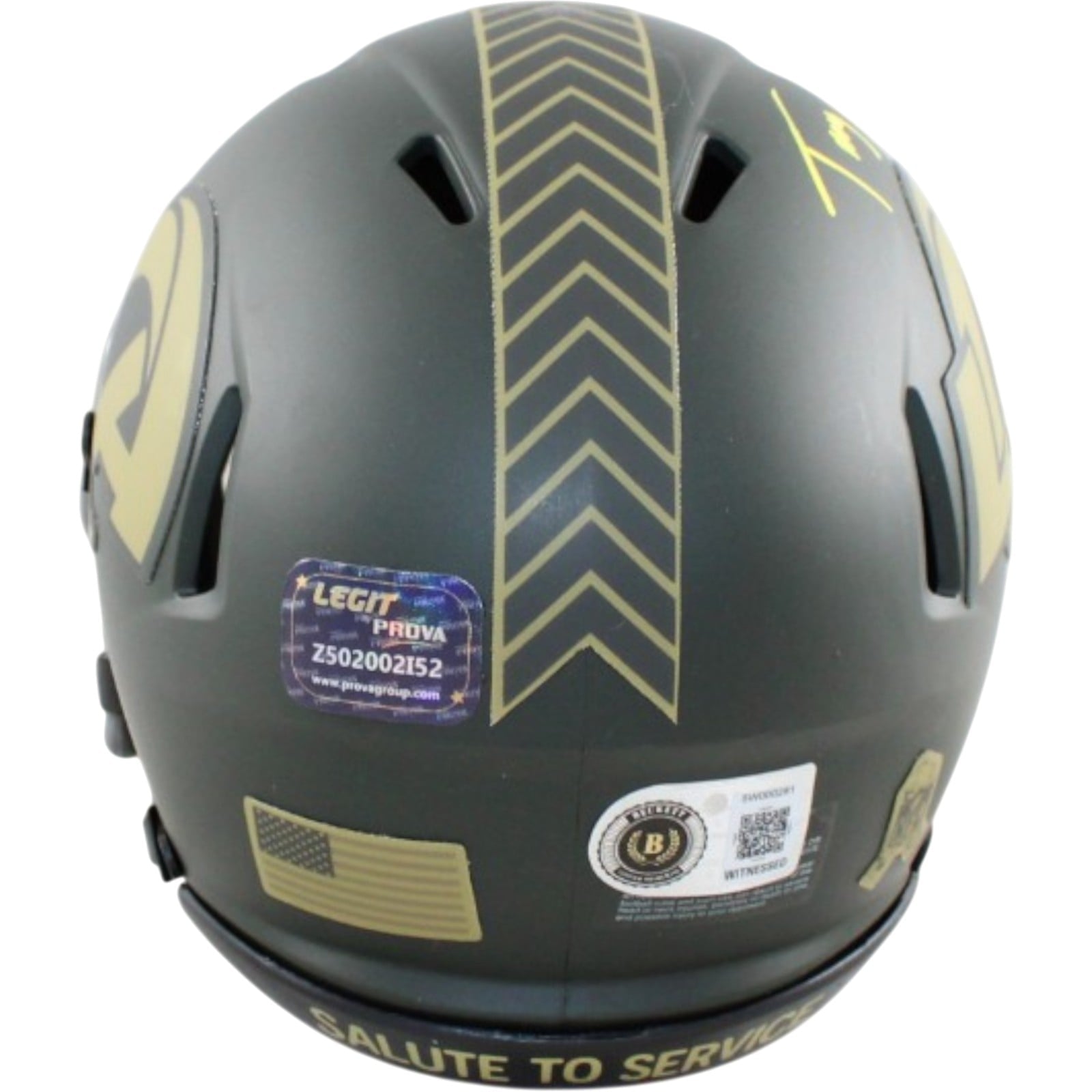 Torry Holt Autographed Los Angeles Rams Mini Helmet 25 STS Beckett WIT 58582 3 Torry Holt Autographed Los Angeles Rams Mini Helmet 25 STS Beckett WIT 58582