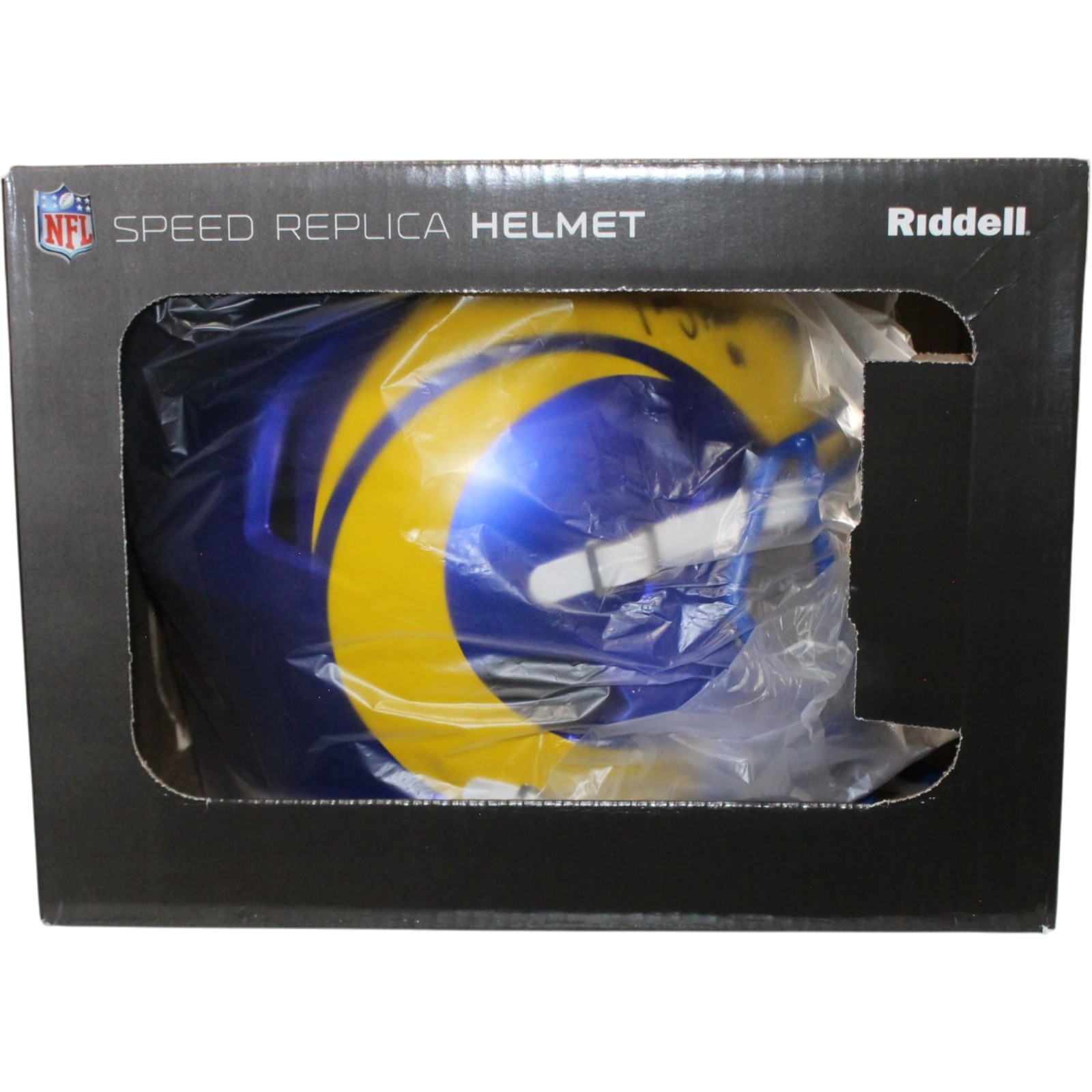 Torry Holt Autographed/Signed Los Angeles Rams F/S Helmet Beckett Witness 56866 6 Torry Holt Autographed/Signed Los Angeles Rams F/S Helmet Beckett Witness 56866