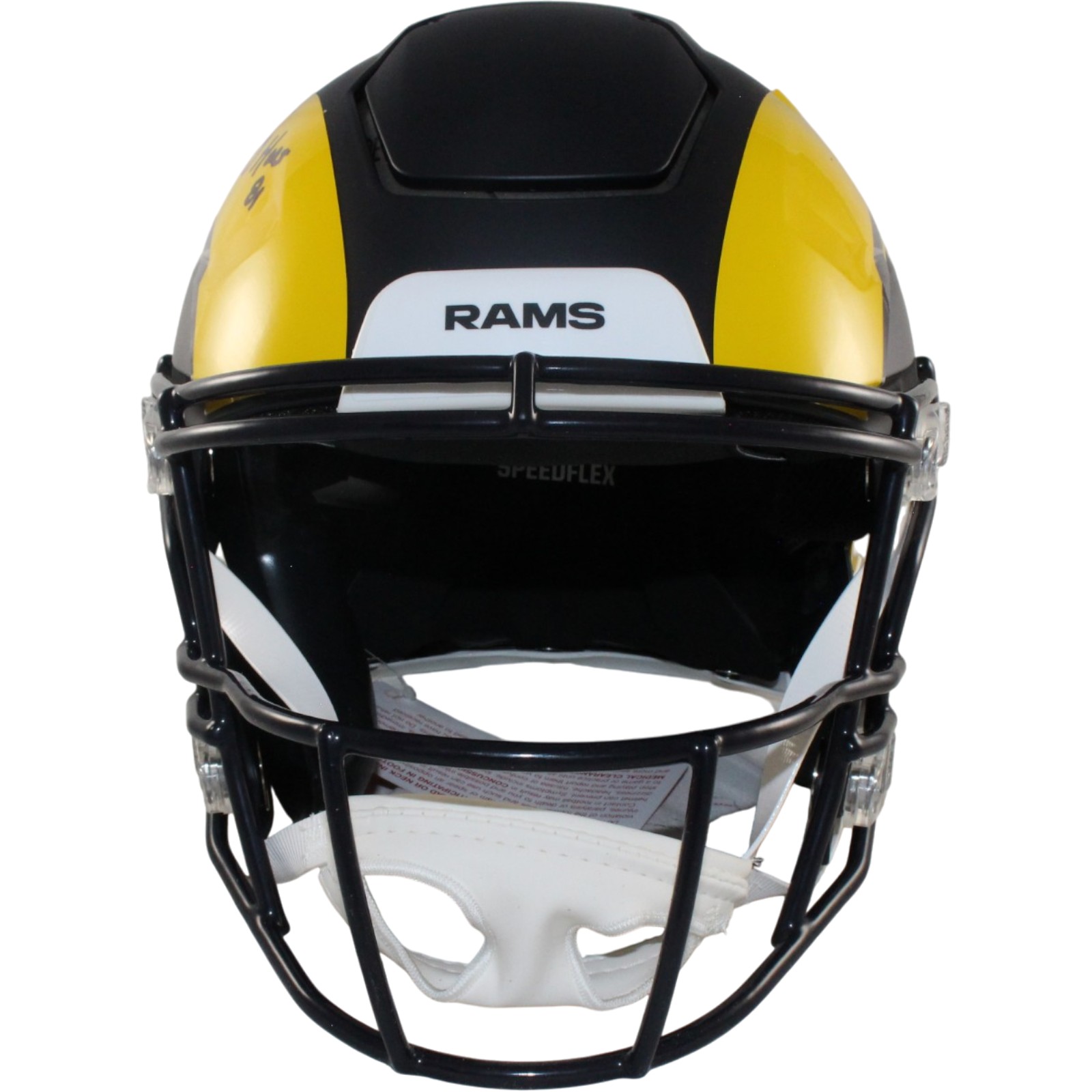 Torry Holt Autographed Los Angeles Rams SpeedFlex Rivalries Helmet Beckett 56884 3 Torry Holt Autographed Los Angeles Rams SpeedFlex Rivalries Helmet Beckett 56884