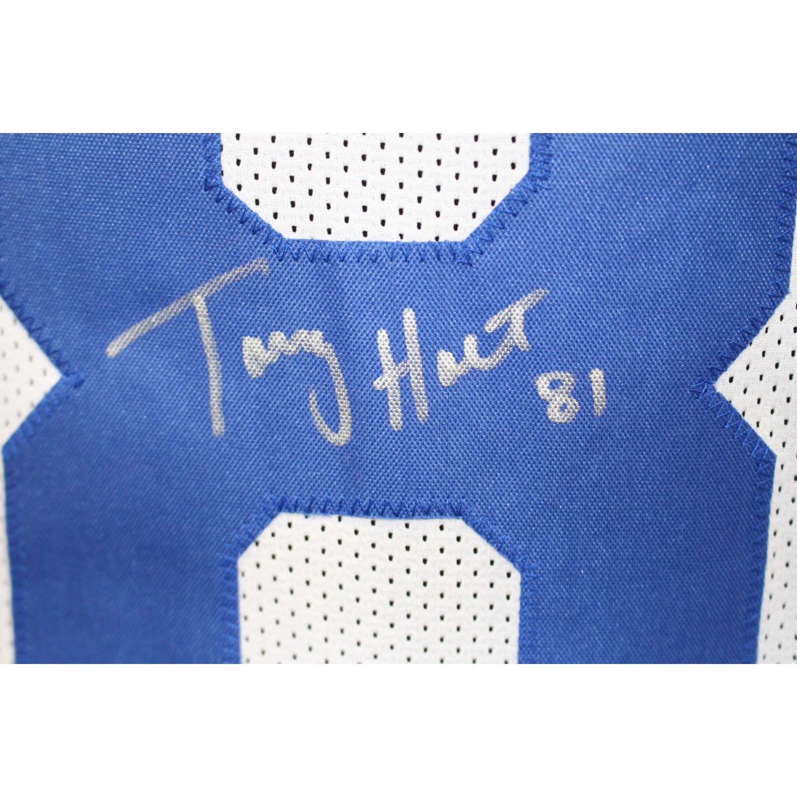 Torry Holt Autographed/Signed Pro Style sz XL White Jersey Beckett Witness 56892 2 Torry Holt Autographed/Signed Pro Style sz XL White Jersey Beckett Witness 56892