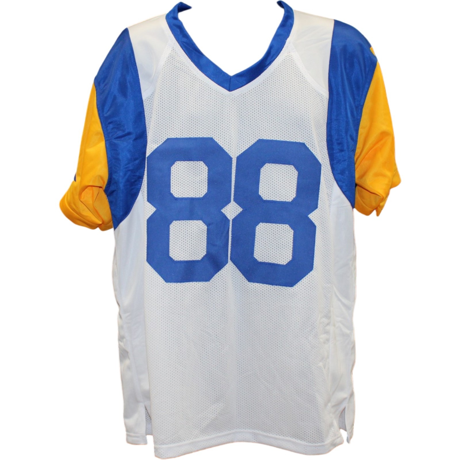 Torry Holt Autographed/Signed Pro Style Sz XL Jersey White Beckett W 58513 4 Torry Holt Autographed/Signed Pro Style Sz XL Jersey White Beckett W 58513