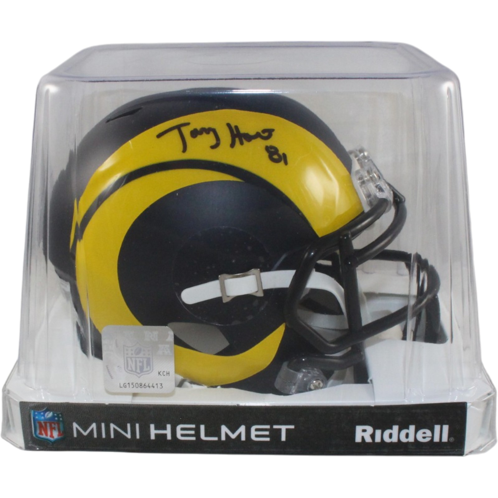Torry Holt Autographed Los Angeles Rams Rivalries Mini Helmet Beckett WIT 56898 5 Torry Holt Autographed Los Angeles Rams Rivalries Mini Helmet Beckett WIT 56898