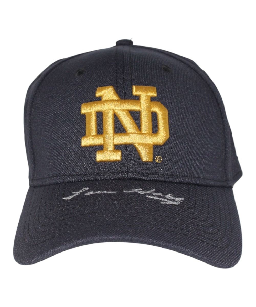 Lou Holtz Autographed/Signed Notre Dame Fighting Irish Hat Beckett
